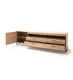 Stolik pod TV PORTLAND 224 cm dębowy