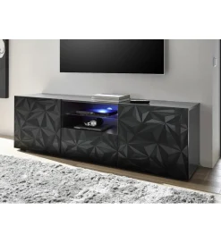 Stolik pod TV PRISMA 180 cm antracytowy