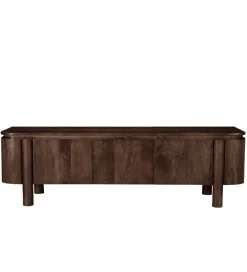 Stolik pod TV SALANO 170 cm drewno mango brązowa