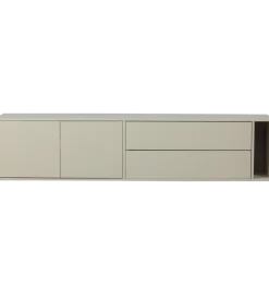 Stolik pod TV SETTLE 200 cm drewno sosny dust