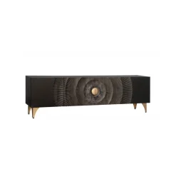 Stolik pod TV SWEET GOLDEN SUNSET 180 cm drewno mango