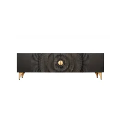 Stolik pod TV SWEET GOLDEN SUNSET 180 cm drewno mango