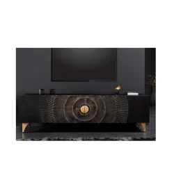 Stolik pod TV SWEET GOLDEN SUNSET 180 cm drewno mango
