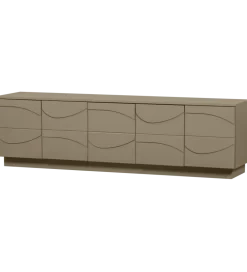 Stolik pod TV TEO 180 cm drewno sosnowe mud