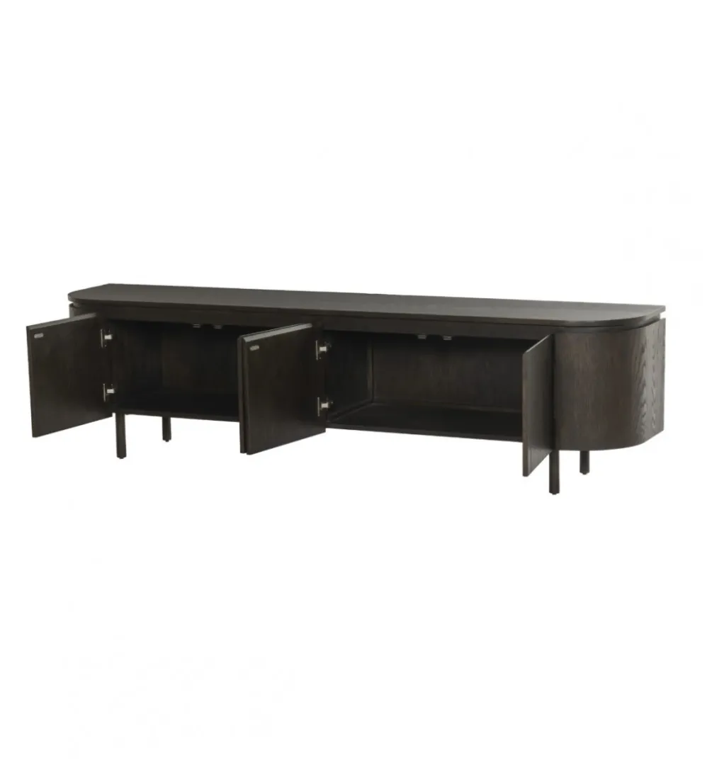 Stolik pod TV Tobago 210 cm czarny