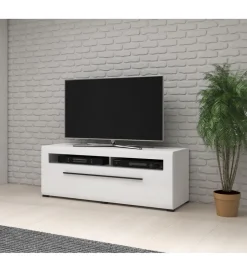 Stolik pod TV TULSA 140 cm biały