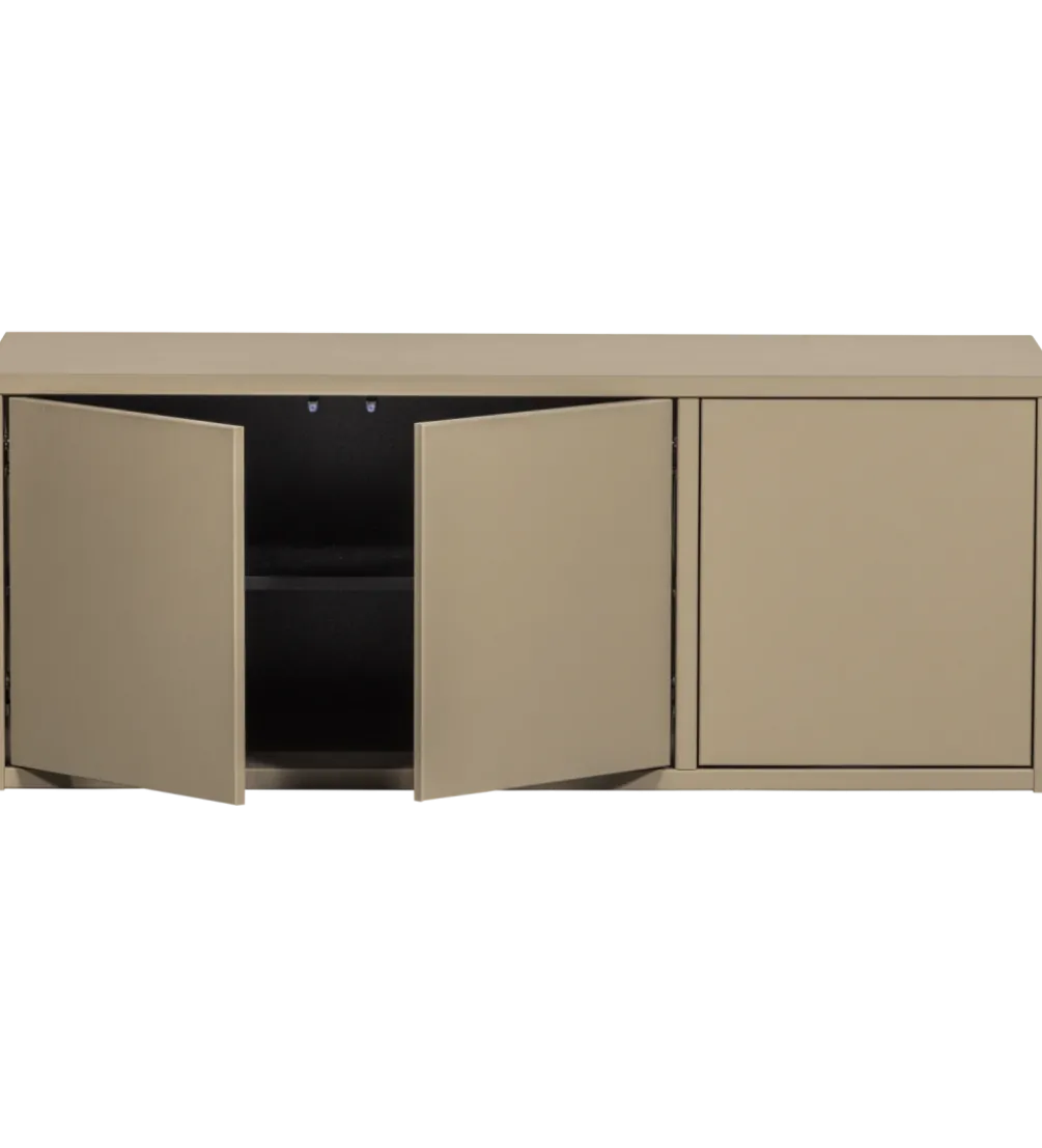 Stolik pod TV TURNER 120 cm drewno sosny mud