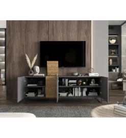 Stolik pod TV VANTA 160 cm antracytowy