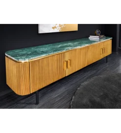 Stolik pod TV VENEZIANO 160cm drewno mango