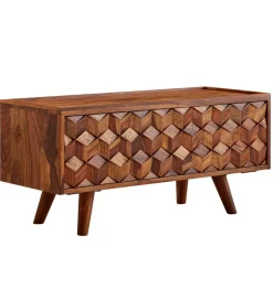 Stolik pod TV VENLO 92 cm drewno sheesham
