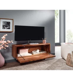Stolik pod TV VENLO 92 cm drewno sheesham