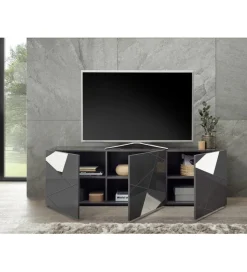 Stolik pod TV VITTORIA 181 cm antracytowy