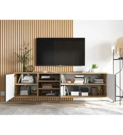 Stolik Pod Tv wiszący Apollo 150 Cm antracytowy
