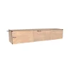 Stolik pod Tv wiszący DAVIDE Scorpion 160 cm drewno mango brąz
