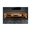 Stolik pod Tv wiszący EUFRAT Amazonas 160 cm drewno akacja