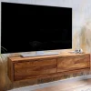Stolik pod Tv wiszący INDIOS 108 cm drewno sheesham