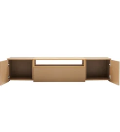 Stolik pod TV wiszący LOFT 160 cm beżowa naturalna