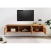 Stolik pod TV wiszący MYSTIC LIVING 160 cm drewno akacja