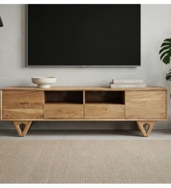 Stolik pod TV WOHNLING 160 cm drewno akacja