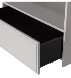 Stolik pod TV YISSA 70 cm półka otwarta szara