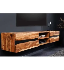 Stolik pod TV ZAMBEZI Amazonas 160 cm drewno sheesham