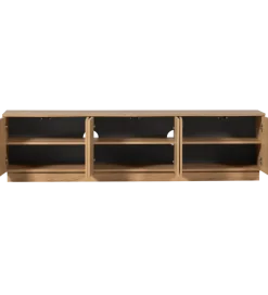 Stolik pod TV ZUMA 200 cm drewno dębu naturalna