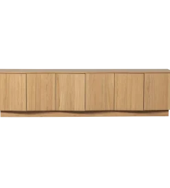 Stolik pod TV ZUMA 200 cm drewno dębu naturalna