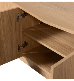 Stolik pod TV ZUMA 200 cm drewno dębu naturalna