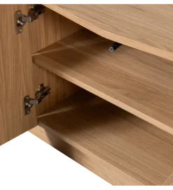 Stolik pod TV ZUMA 133 cm drewno dębu naturalna