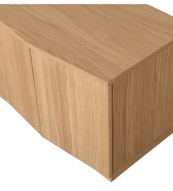 Stolik pod TV ZUMA 133 cm drewno dębu naturalna