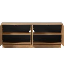 Stolik pod TV ZUMA 133 cm drewno dębu naturalna