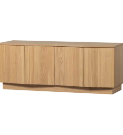 Stolik pod TV ZUMA 133 cm drewno dębu naturalna