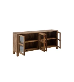 Stolik TV Iron Craft 160 cm drewno mango brąz