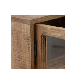 Stolik TV Iron Craft 160 cm drewno mango brąz