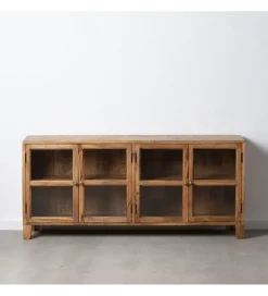 Stolik TV Iron Craft 160 cm drewno mango brąz