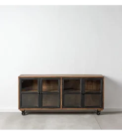 Stolik TV KORTADO 160 cm drewno mango