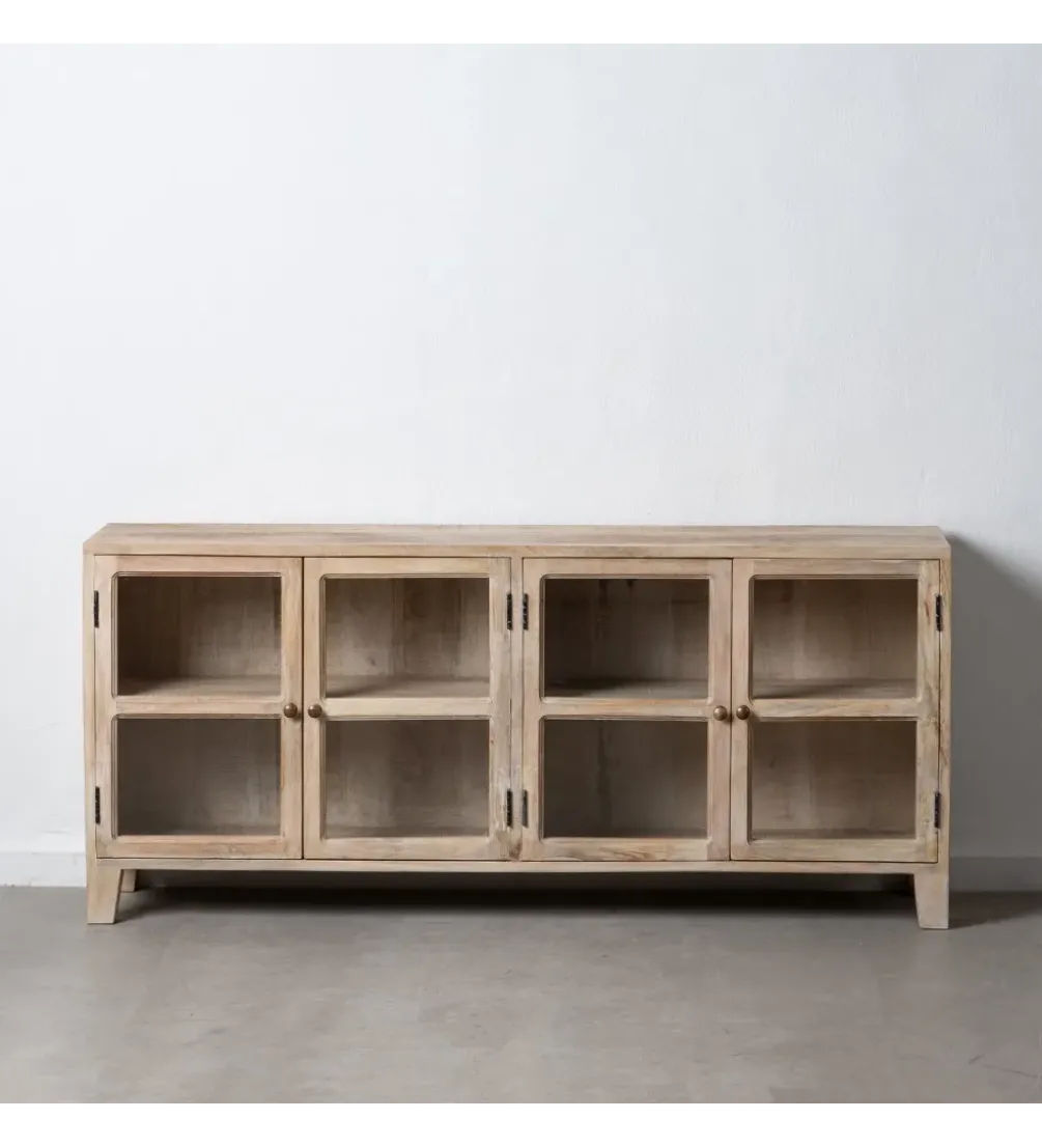 Stolik TV Witryna Iron Craft II160 cm drewno mango