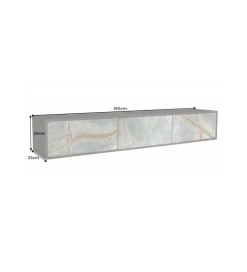 Stolik wiszący pod TV MONTANAS 160 cm drewno akacja
