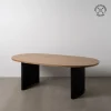 Stół ORLEANS 220 cm naturalny, czarny