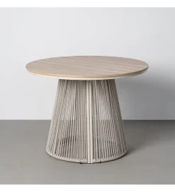 Stół OROTENA 100 cm naturalny biały