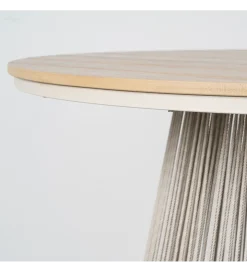 Stół OROTENA 100 cm naturalny biały
