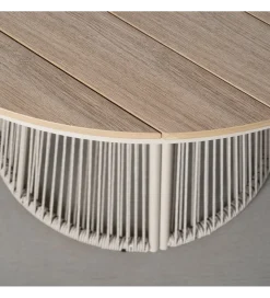 Stół OROTENA 100 cm naturalny biały