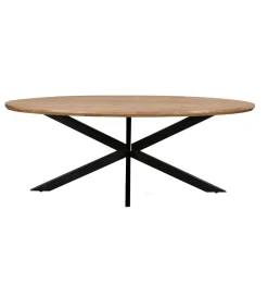 Stół owalny JESPER 210 cm drewno mango