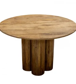 Stół PETER 120 cm drewno mango naturalny