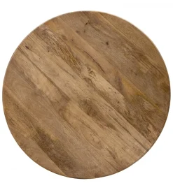 Stół PETER 120 cm drewno mango naturalny