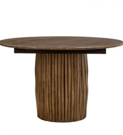 Stół RACTA 120 cm drewno mango brązowy