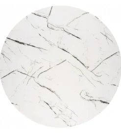 Stół RAYMOND II 100 cm w optyce białego marmuru