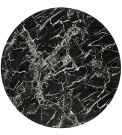 Stół RAYMOND II 100 cm w optyce czarnego marmuru