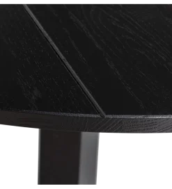 Stół RHONDA 129 cm czarny