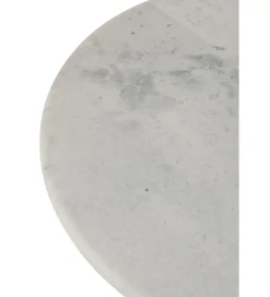 Stół ROUNDEGO 102 cm marmur biały